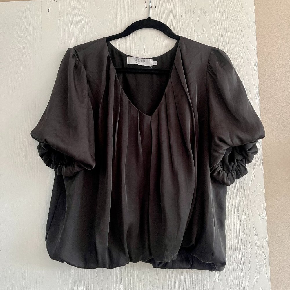 ASTR The Label Black Business Casual Top